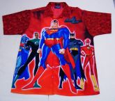 Camisa De Botão Social Liga Da Justiça Importada Tamanho M